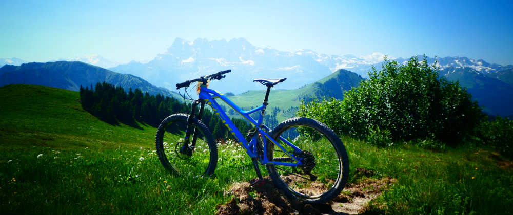 best place to go mountain biking in the French alps