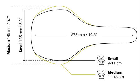 Bike store saddle sizing