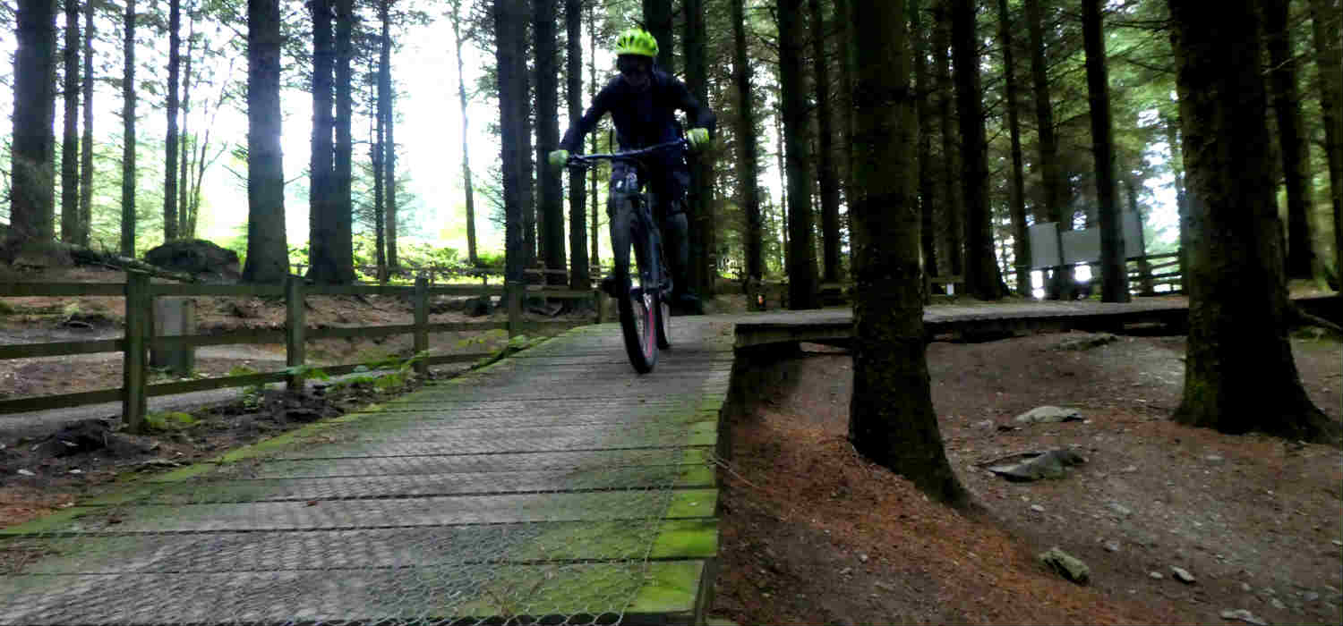 mountain biking north Wales