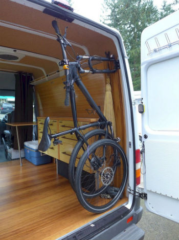 Van discount mtb storage