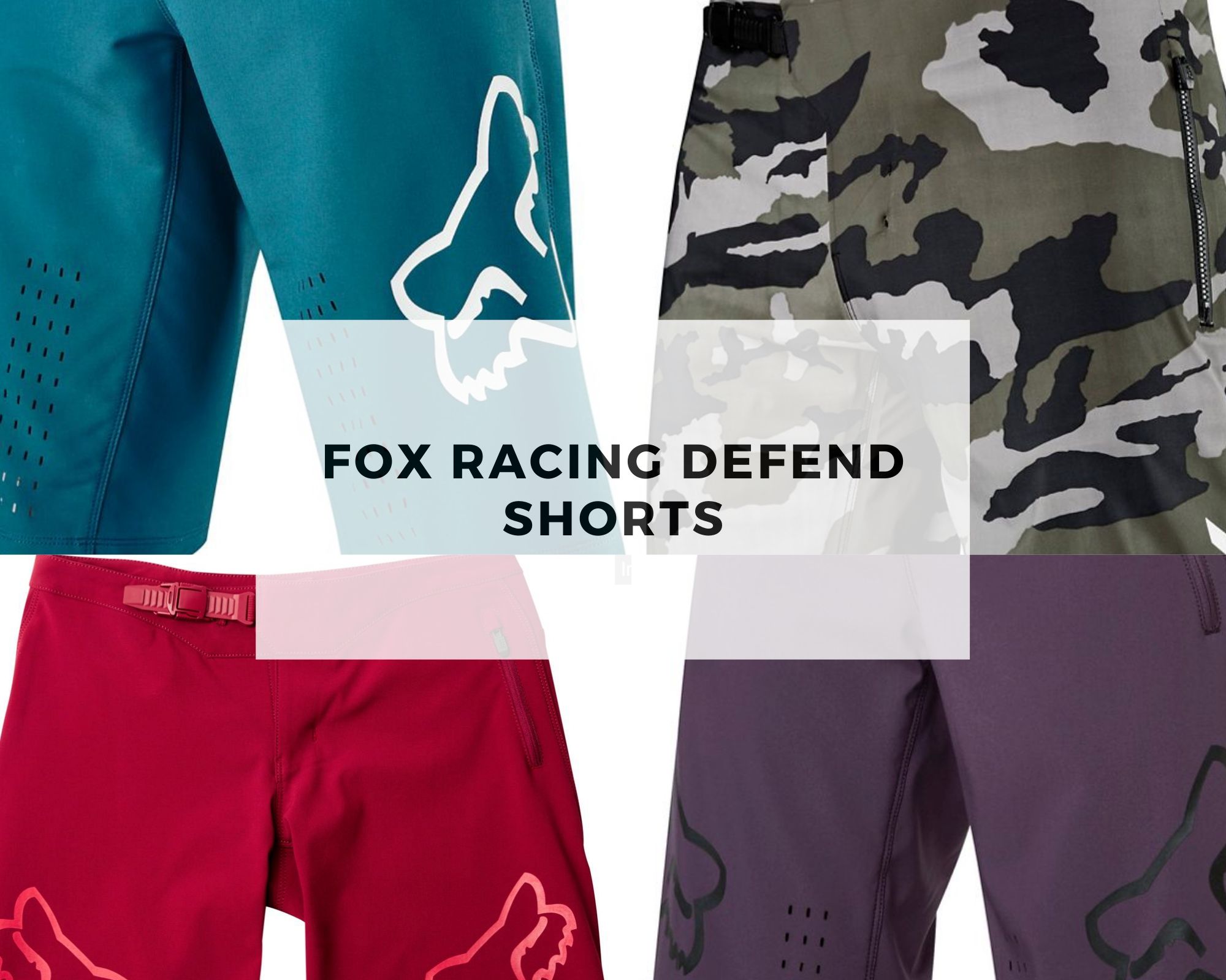 fox mtb shorts - defend