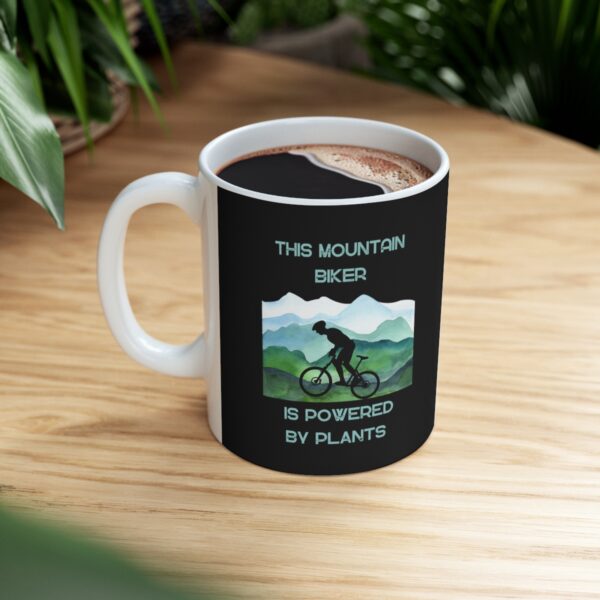 Powered By Plants Mountain Bike Mug